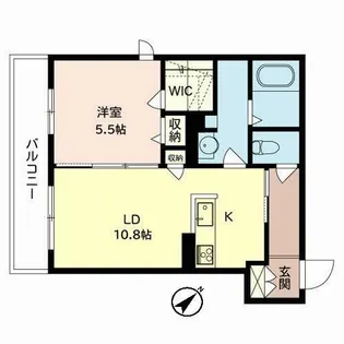 Casa Grace【0303号室】の間取り