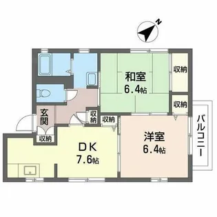 ユウハイツIII【C101号室】の間取り