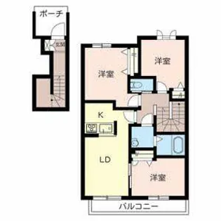 シャーメゾン Plus+【0203号室】の間取り