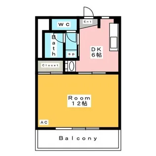 シャトル安祥【3階】の間取り