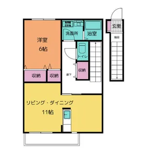 グリーンガーデンK【2階】の間取り