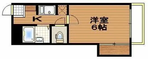 ルミエール諏訪【2階】の間取り