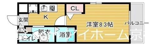 グランドステージ大阪城北【2階】の間取り