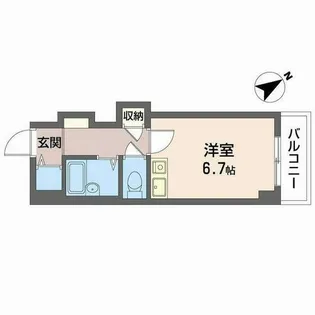 SILK 21【0202号室】の間取り