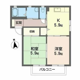 グランドゥ-ル I・II・III【3202号室】の間取り