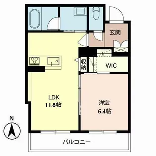 シャーメゾンCITY【0303号室】の間取り