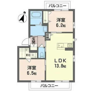ベレオ小堀【0301号室】の間取り