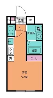 グランイニシオ徳川【302号室】の間取り
