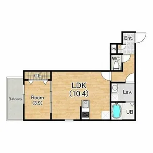 ジーメゾン向島クオリエ【2階】の間取り