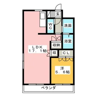 メゾン丸山【1階】の間取り