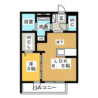 ステージ杉【1階】の間取り