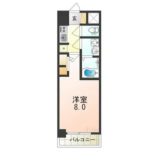 S-RESIDENCE堺市駅前【12階】の間取り