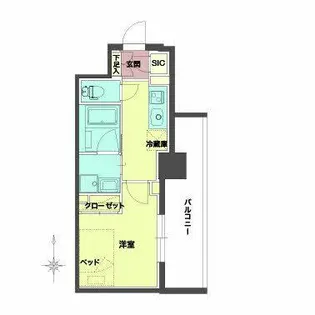 セルン新町【7階】の間取り