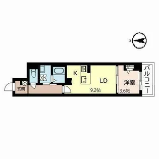 シャーメゾンA-Z【0206号室】の間取り