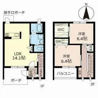 シャーメゾン沙羅【0102号室】の間取り