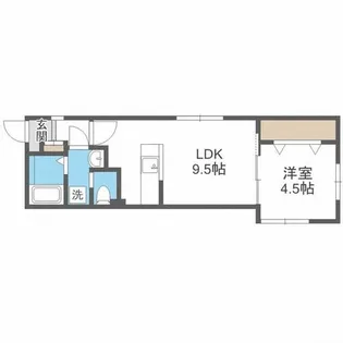 レフィナード【3階】の間取り