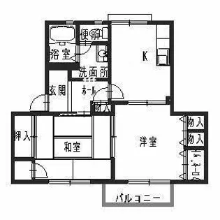 シャーメゾン篠尾【1階】の間取り