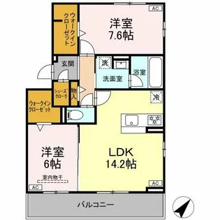 D-avance小川町【2階】の間取り