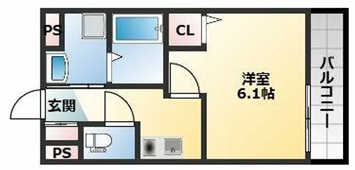 AQUA COURTⅡ【3階】の間取り
