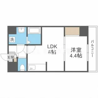 SFIDA森ノ宮【8階】の間取り