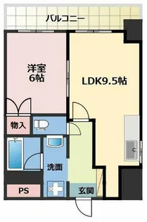 テン・フォーティ【12階】の間取り