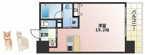 プレジオ海老江【11階】の間取り