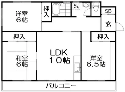 ガレリア香里園桜木【1階】の間取り