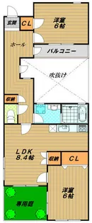 グランドメゾン須磨【1階】の間取り