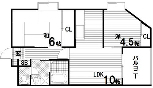 兵庫県神戸市須磨区戸政町4丁目【マンション】の間取り