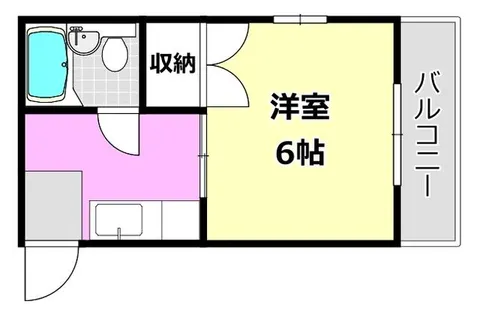 ヴィラ真砂【203号室】の間取り