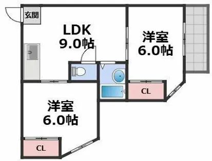 第2タナックマンション【3階】の間取り