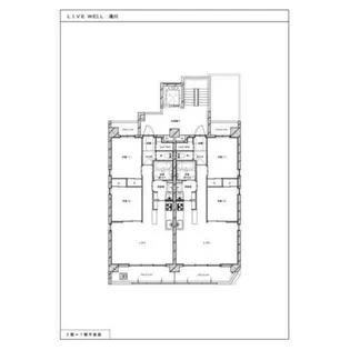 LIVEWELL滝川【7階】の間取り