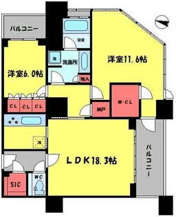 グランフロント大阪オーナーズタワー【30階】の間取り