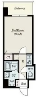 S-RESIDENCE緑橋駅前【7階】の間取り