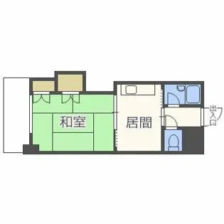 Collection中崎Ⅰ【8階】の間取り