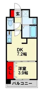 コンダクトレジデンスSANGAMORI【6階】の間取り