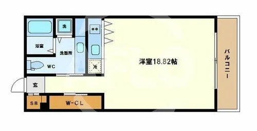 ザ・タワー大阪レジデンス【7階】の間取り