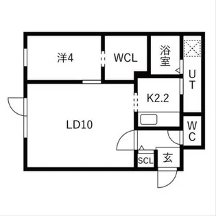 仮)SENNA平岸4-6MS【2階】の間取り