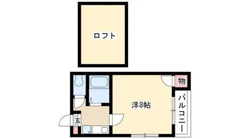 ファミール・エス【203号室】の間取り