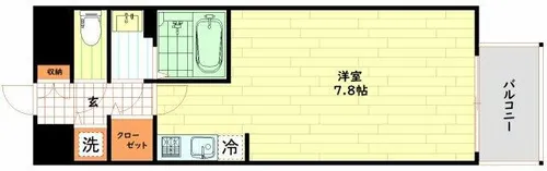 BLAU本町東【5階】の間取り