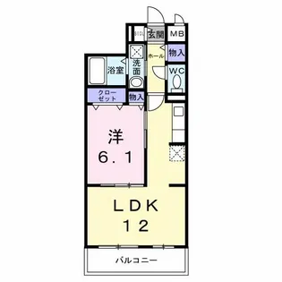 ローレルコート藤江駅前【3階】の間取り