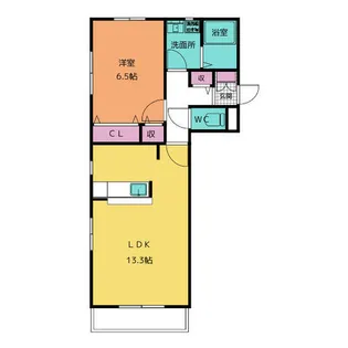 メゾン・ド・ヴァンヴェール【1階】の間取り