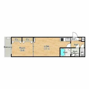 ジーメゾン泉佐野新町【3階】の間取り