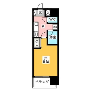 グレイス上前津【10階】の間取り