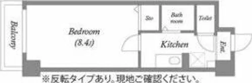 ドミール江戸堀【10階】の間取り