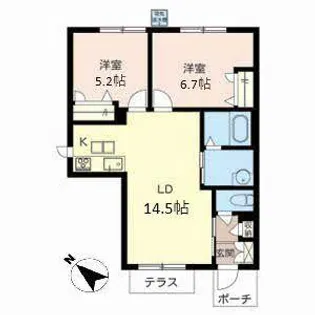 アートメゾン【1階】の間取り