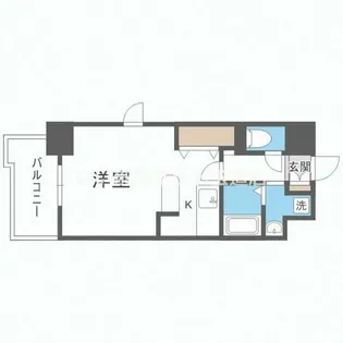 ブランクレール谷町【11階】の間取り