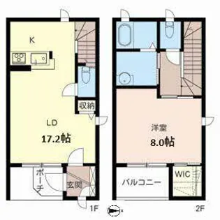 フラッツ宝塚【0103号室】の間取り