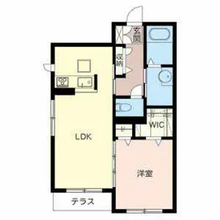 西中合町チェルシー・ハウス【0101号室】の間取り