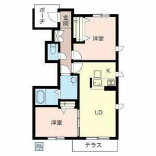 シャーメゾン桜ヶ丘【0101号室】の間取り